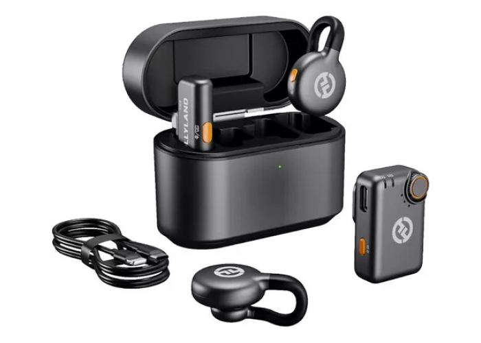 Microfone Hollyland Lark M2S Combo Lapela Wireless